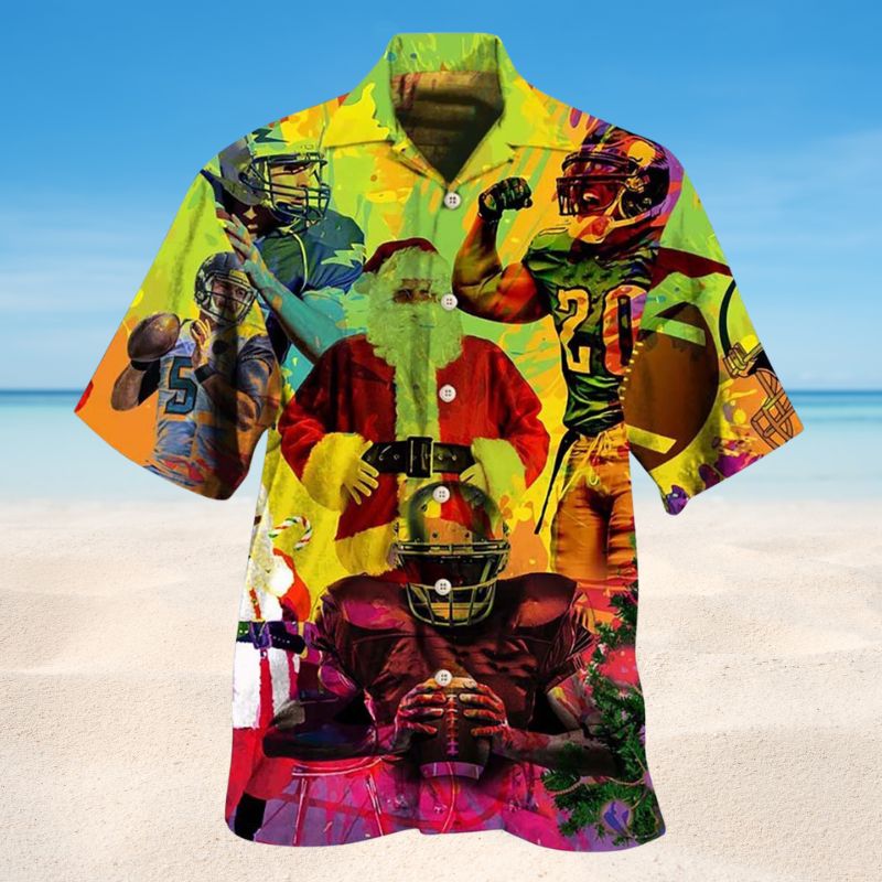 American Football Christmas Celebration – Hawaiian Shirt