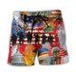 Veteran America Independence Art – Beach Short