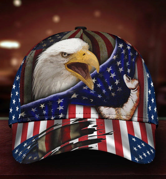American Eagle Patriotic Flag Style – Classic Cap