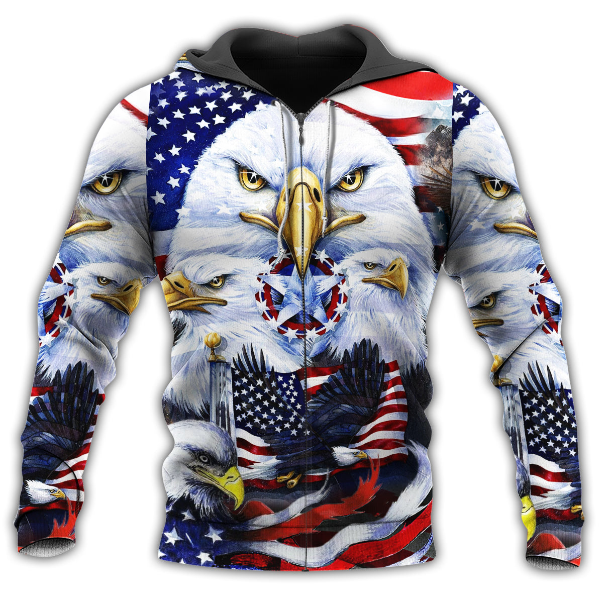 American Proud Celebration Art – 3D Hoodie