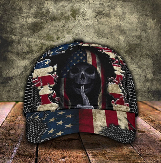 American Skull Crack Carbon – Classic Cap