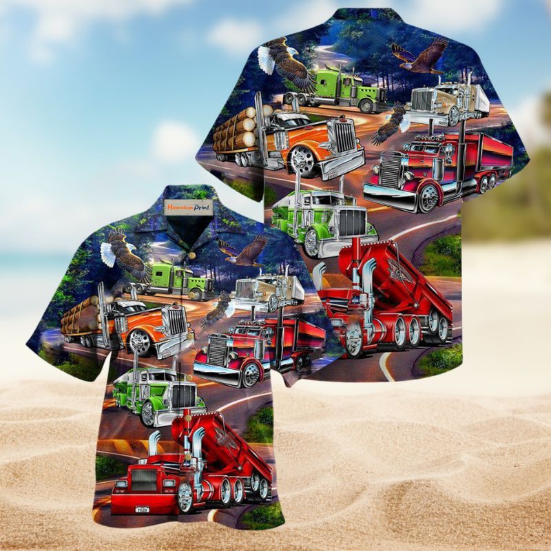 American Trucker Proud Edition – Hawaiian Shirt