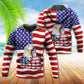 American Eagle Beautiful Patriotic - 3D Hoodie2
