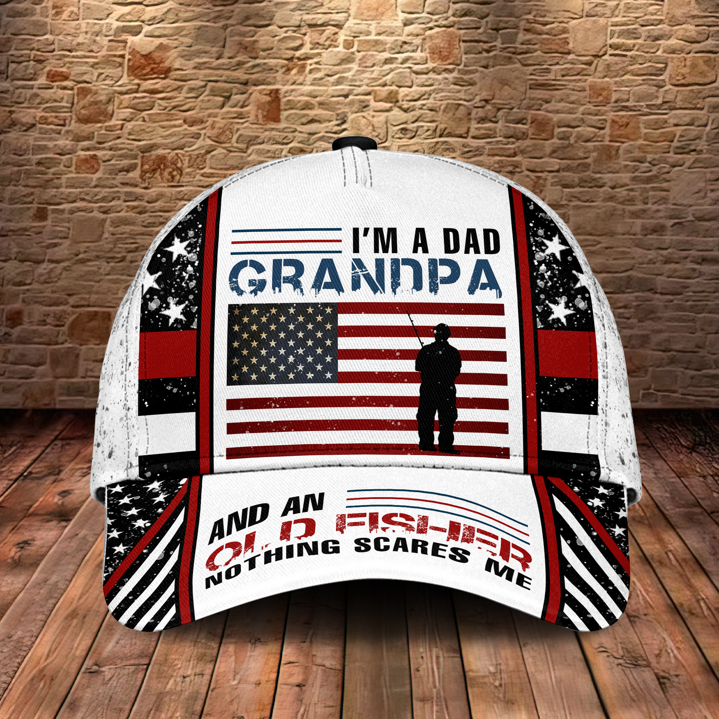 Old Fisherman Nothing Scares Me – Classic Cap