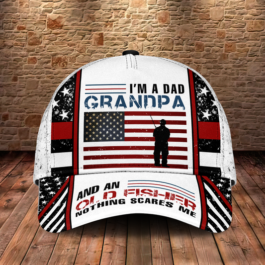 Old Fisherman Nothing Scares Me – Classic Cap