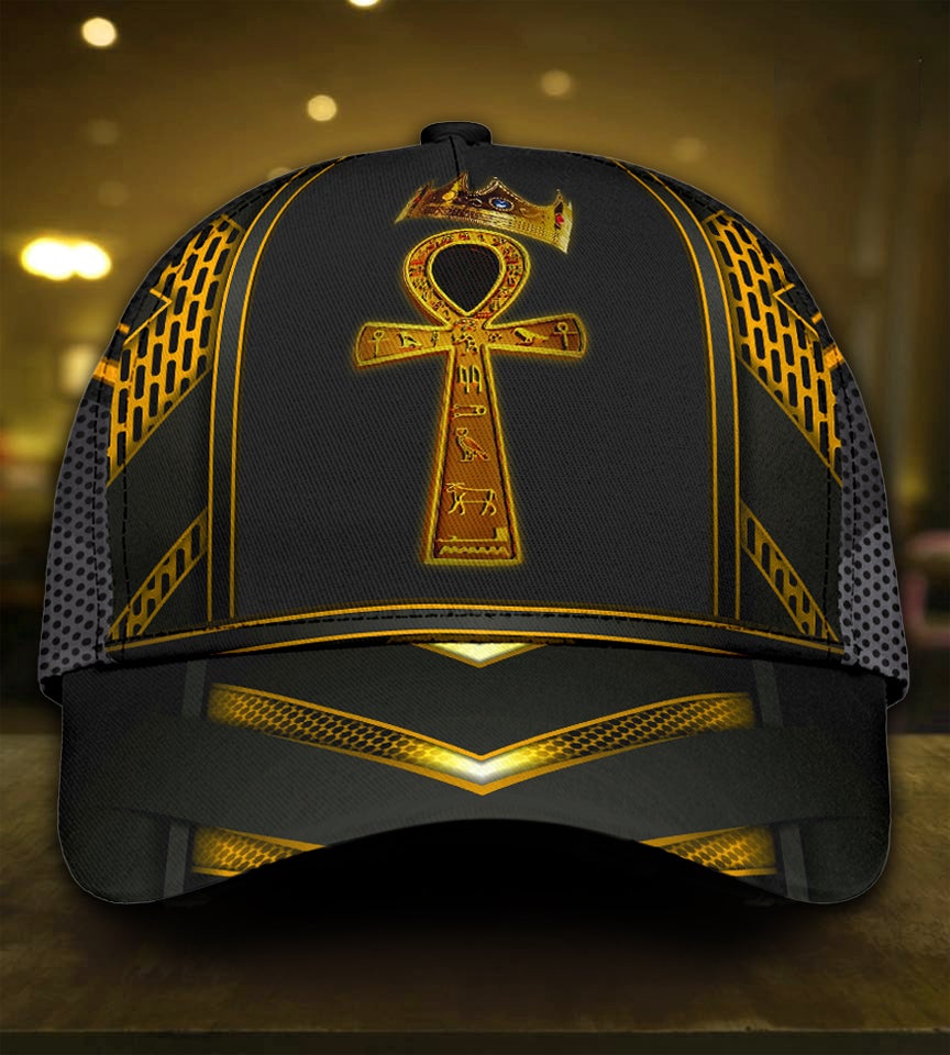 Ancient Egypt Ankh Symbol Style – Classic Cap