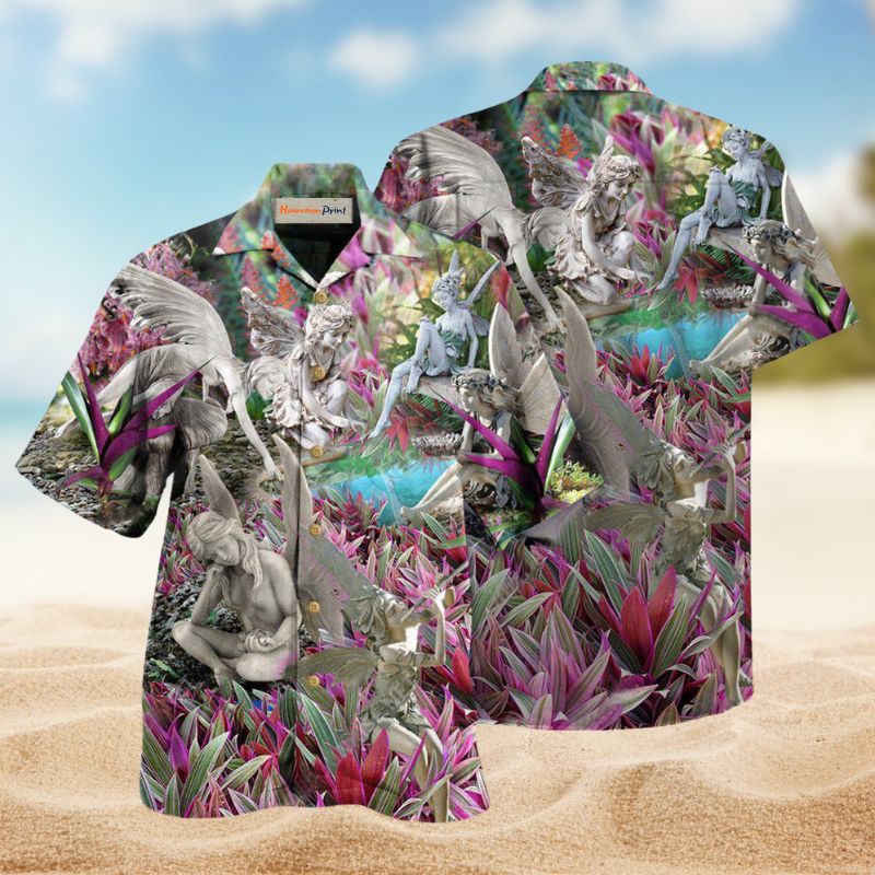 Angel Garden Figurines Edition – Hawaiian Shirt