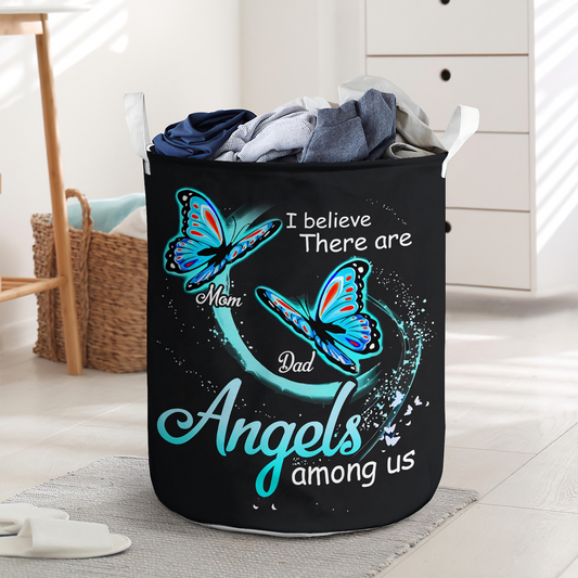 Butterfly Angels among us - Laundry basket - LAUB01NGC260222-Owls Matrix