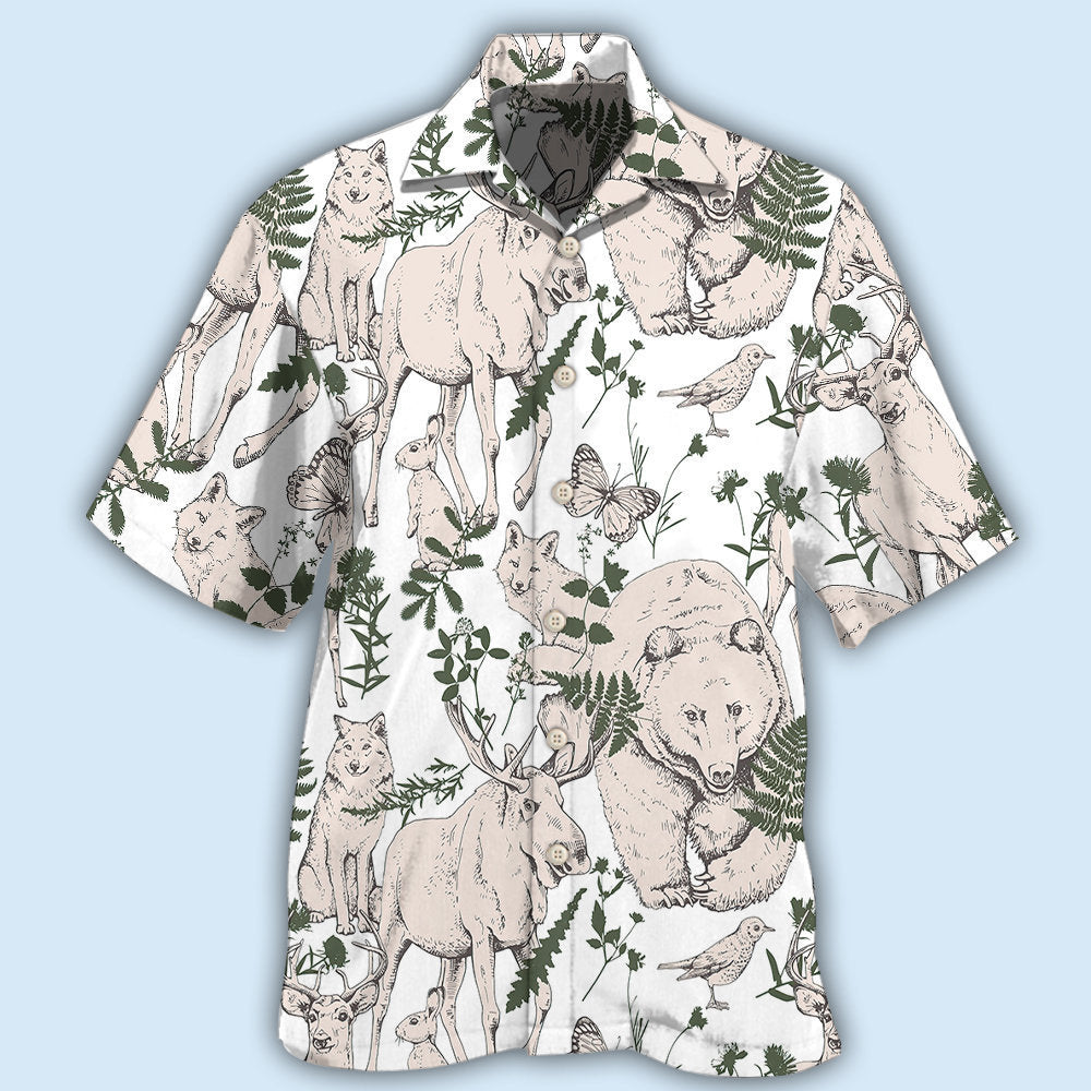 Animals Forest Wild Animal Style – Hawaiian Shirt