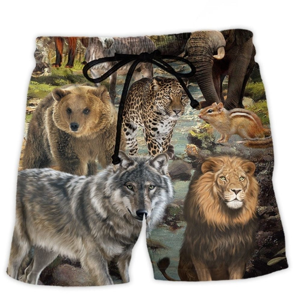 Animal Lover Beauty Of Animals - Beach Short
