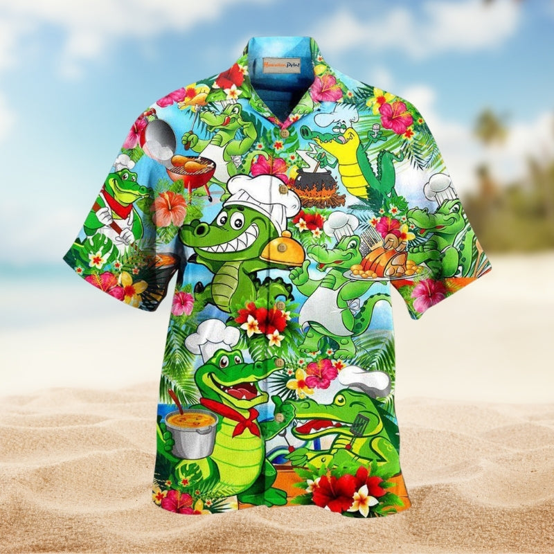 Animals Alligator Chef Limited Edition – Hawaiian Shirt