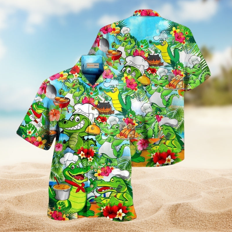 Animals Alligator Chef Limited Edition – Hawaiian Shirt