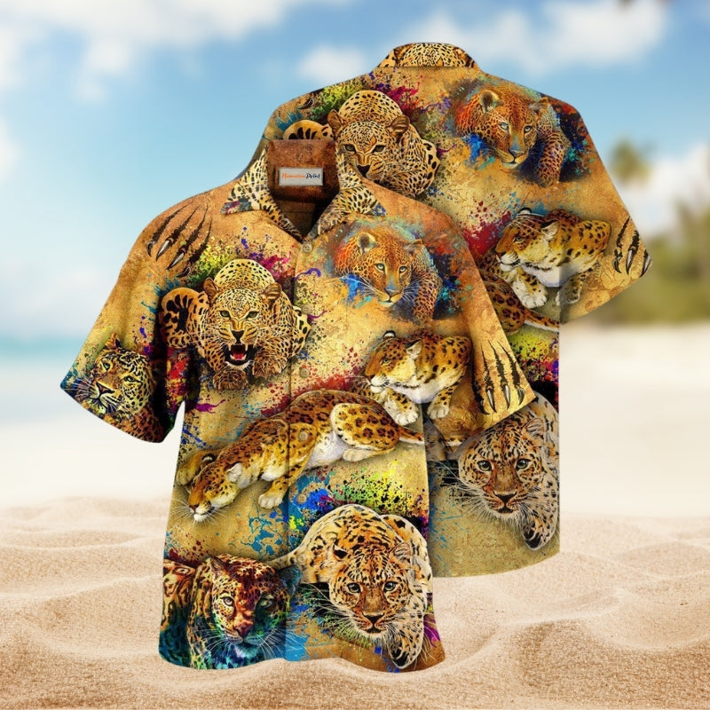 Animals Amazing Leopard Vintage Limited Edition – Hawaiian Shirt