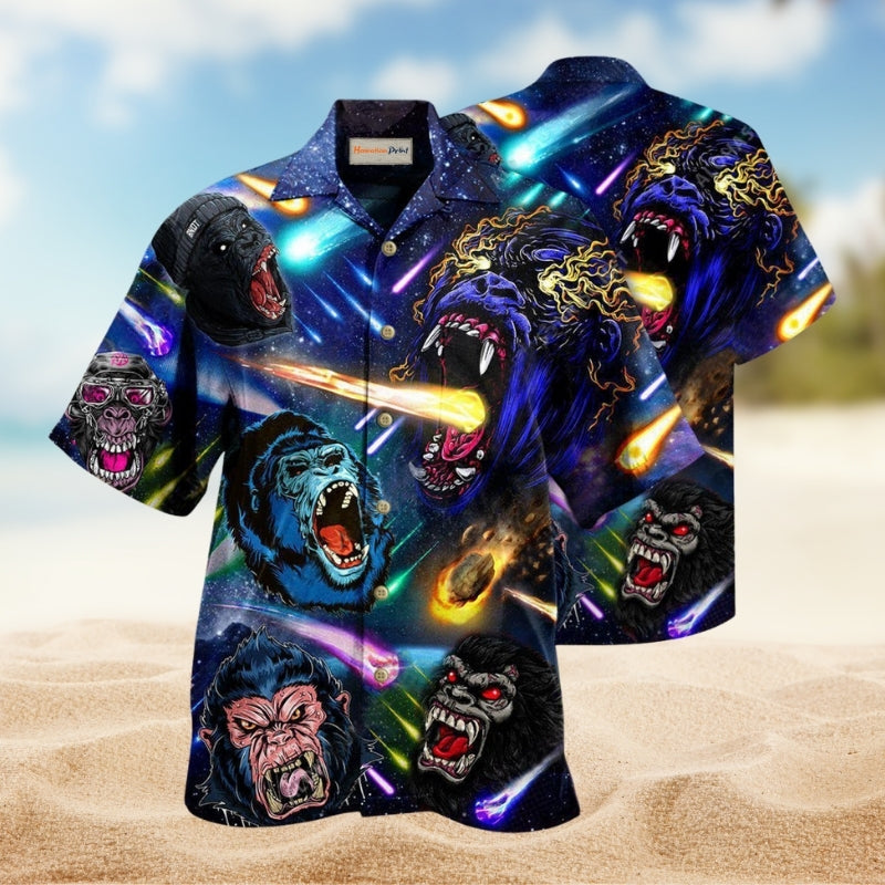 Animals Amazing Screaming Gorilla Limited Edition – Hawaiian Shirt