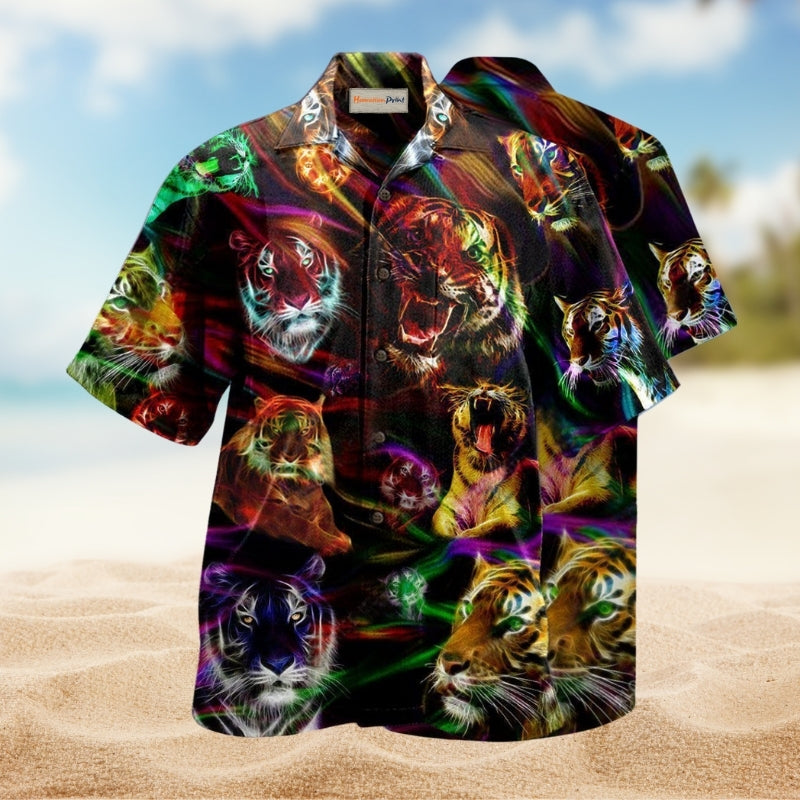Animals Amazing Tiger Neon Limited Edition – Hawaiian Shirt