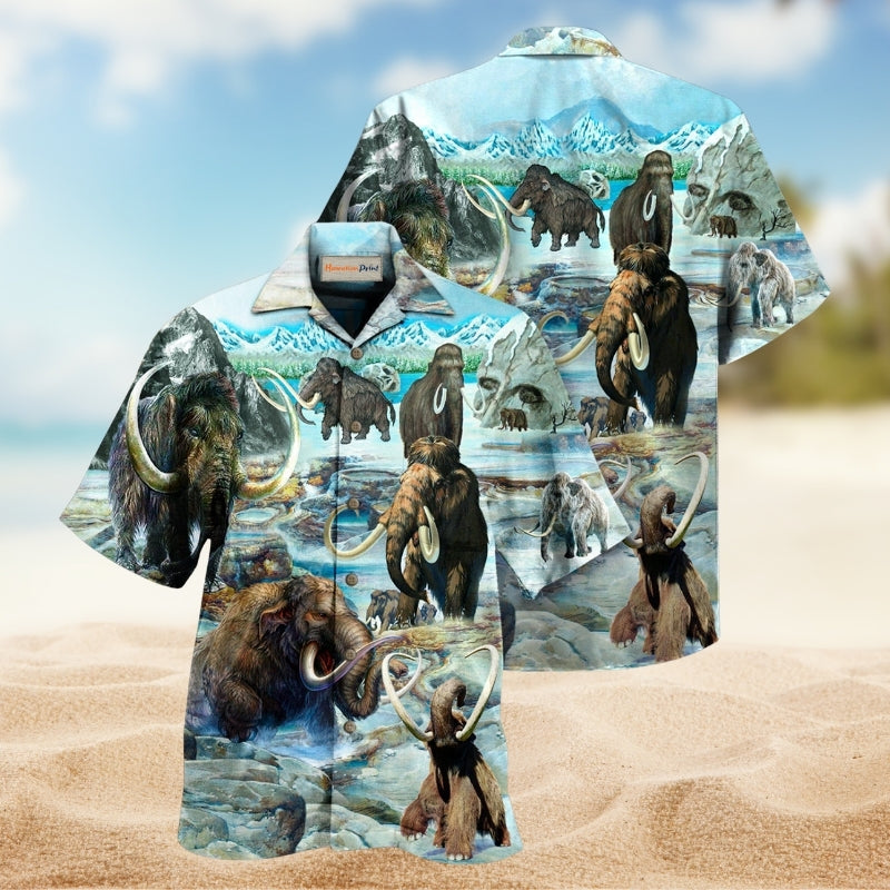 Animals Back To Time Mammoth Alive Limited Edition – Hawaiian Shirt