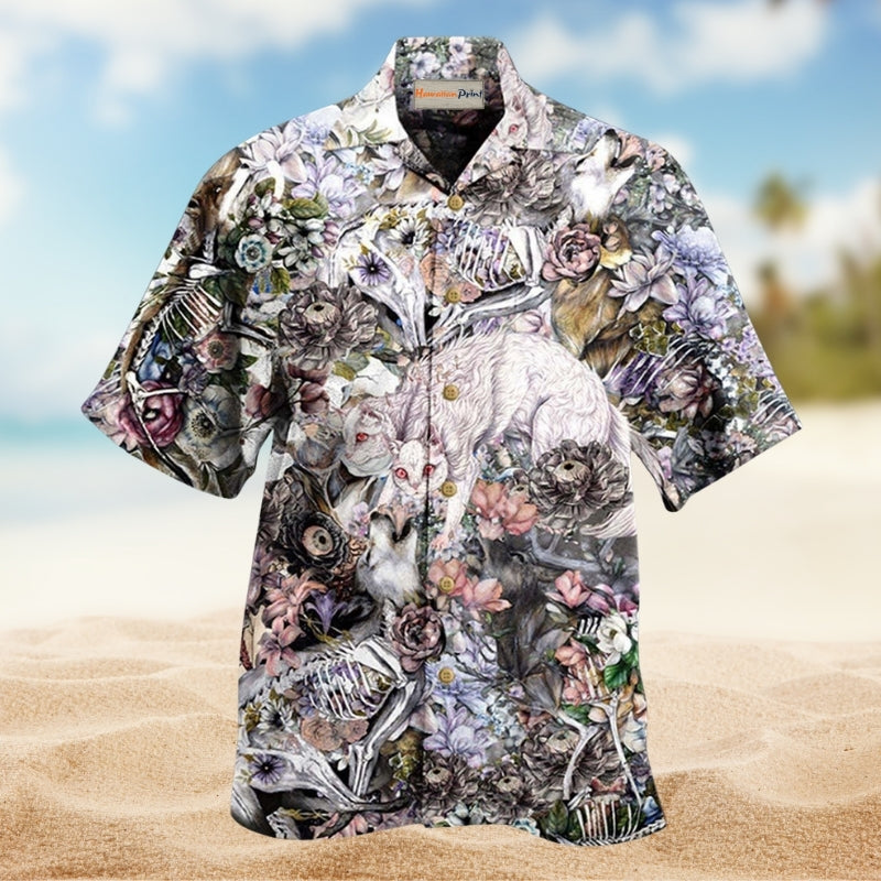 Animals Be A Force Of Nature Anatomy Flowers Limited Edition – Hawaiian Shirt