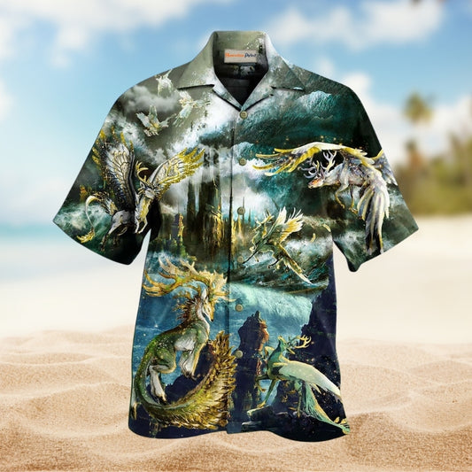 Animals Fly Mythicize Limited Edition – Hawaiian Shirt