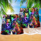 Jungle King Wild Cats Art – Beach Short