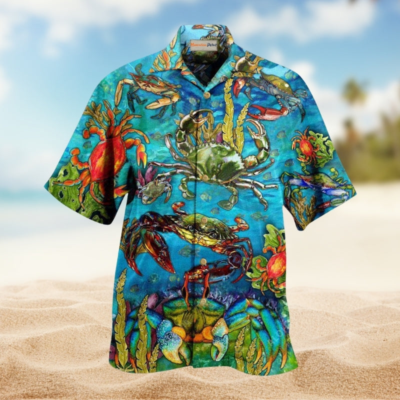 Animals Life Is Better With A Crab Limited Edition – Hawaiian Shirt