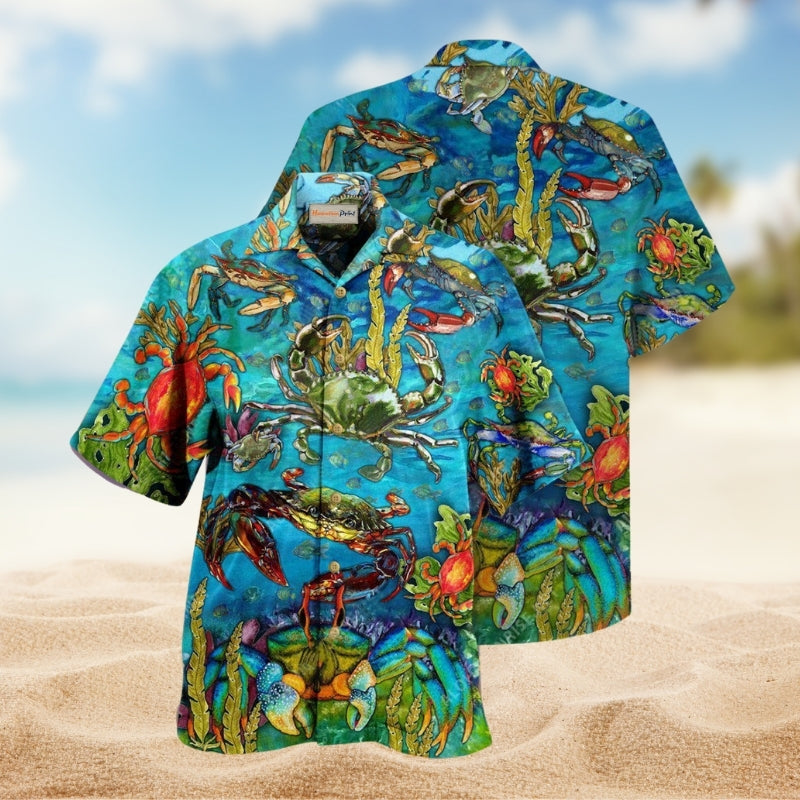 Animals Life Is Better With A Crab Limited Edition – Hawaiian Shirt