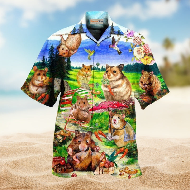 Animals Life Is Better With A Hamster Limited Edition – Hawaiian Shirt