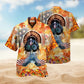 Animals Love Autumn Love America Limited - Hawaiian Shirt - HAWS03NGA130422