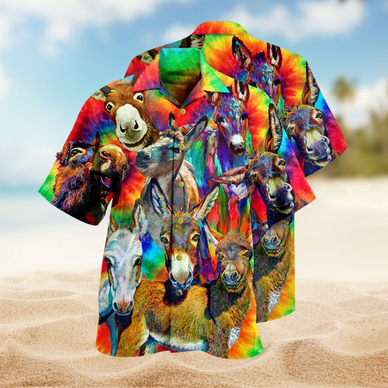 Animals Love Color Always Smile Limited Edition – Hawaiian Shirt