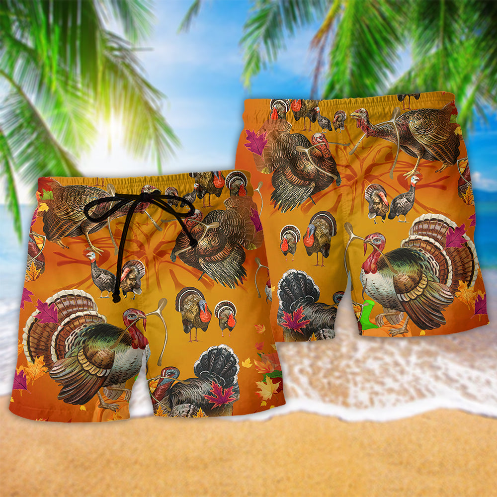 Peaceful Turkey Love Art – Beach Short