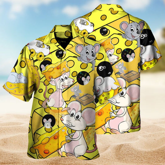 Animals Mouse Sweet Dreams Cheese Edition – Hawaiian Shirt