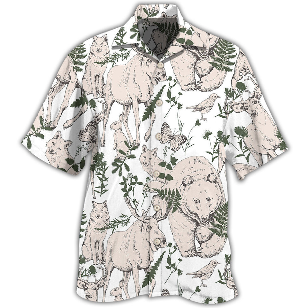 Animals Forest Wild Animal Style – Hawaiian Shirt