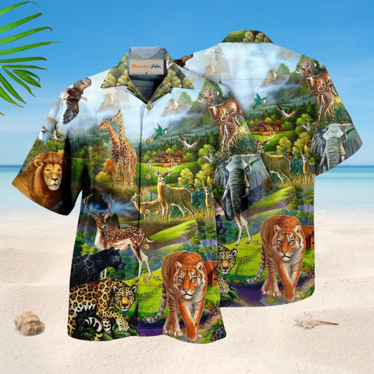 Animals World Wildlife Style – Hawaiian Shirt