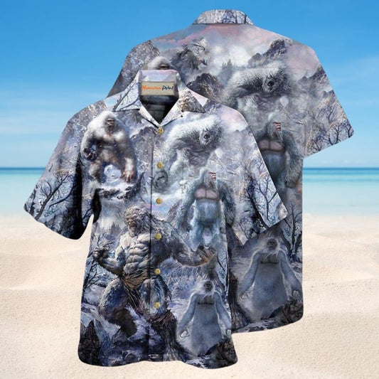 Animals Yeti Believe Style – Hawaiian Shirt