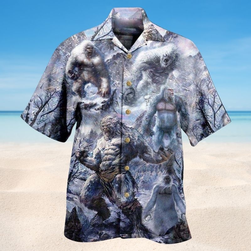 Animals Yeti Believe Style – Hawaiian Shirt