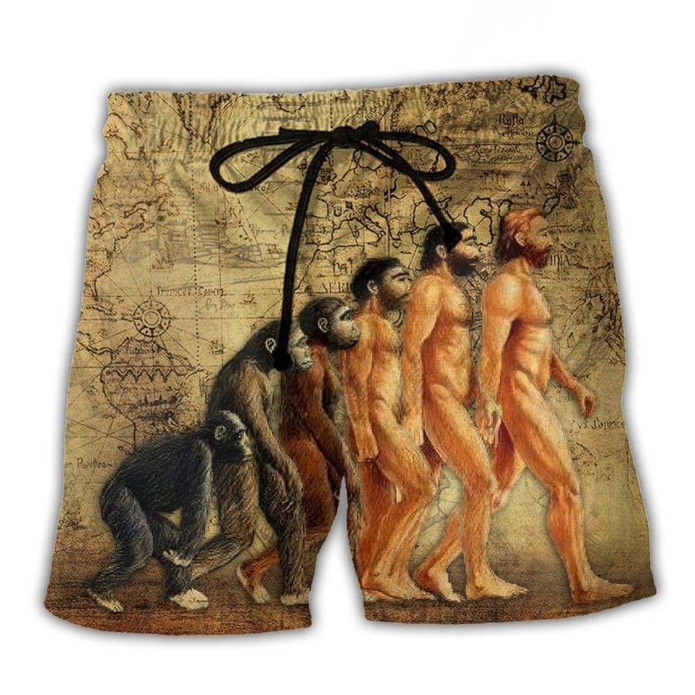 Anthropology Study Of Man Civilization - Beach Short