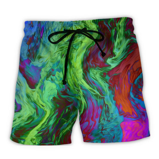 Anti Vaccine Skull Statement - Beach Short