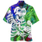 Skull Statement Graphic Art - Hawaiian Shirt