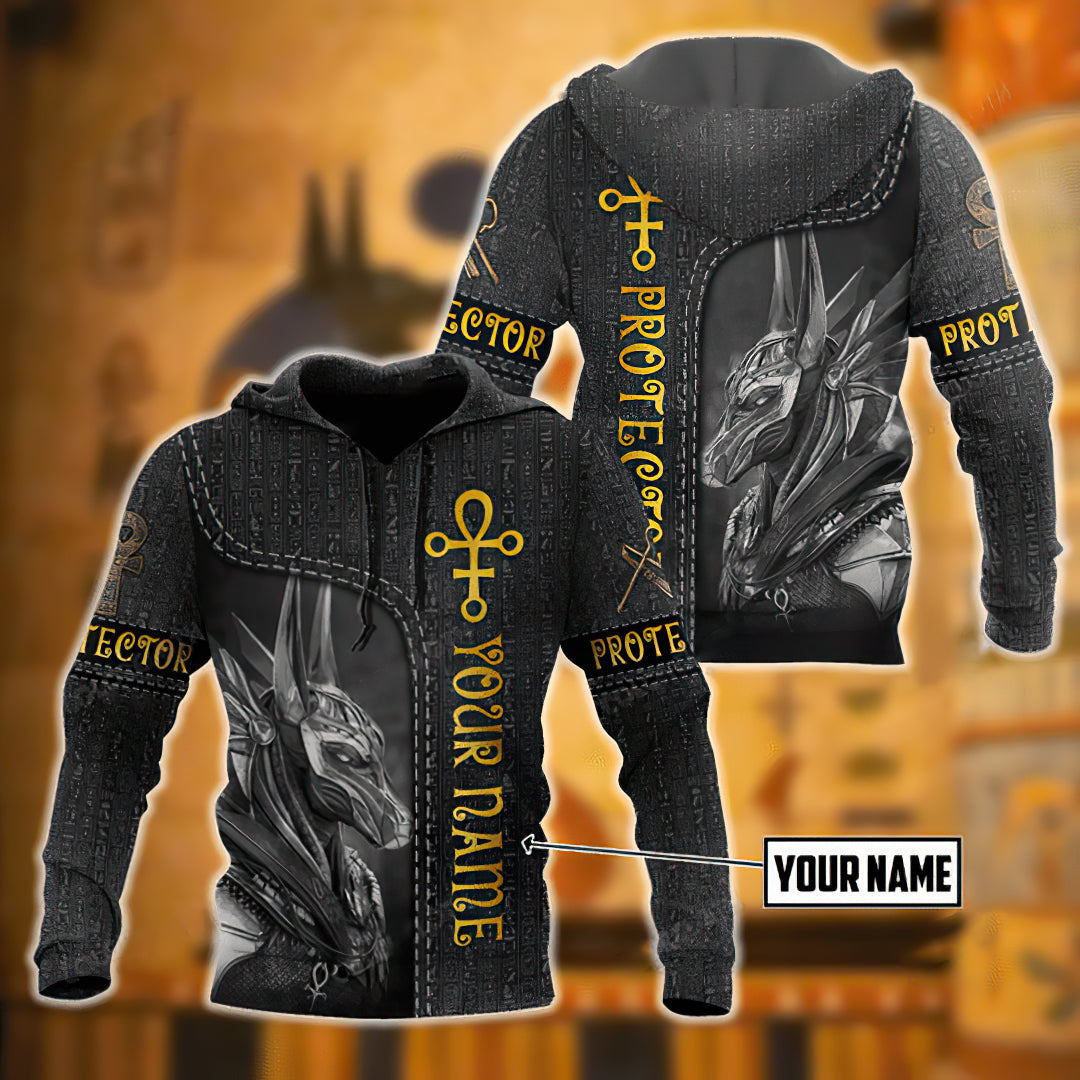 Anubis Protector Custom Art – 3D Hoodie