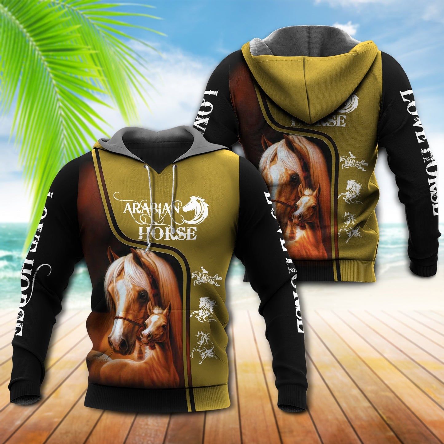 Arabian Horse Amazing Style - 3D Hoodie