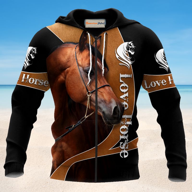 Arabian Horse Best Friend Style - 3D Hoodie