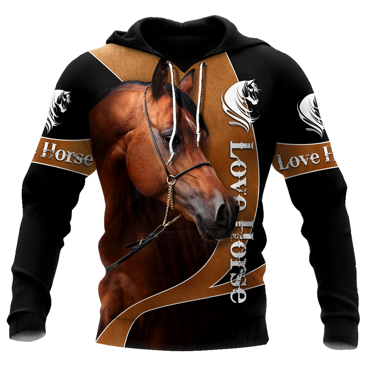 Arabian Horse Best Friend Style - 3D Hoodie2