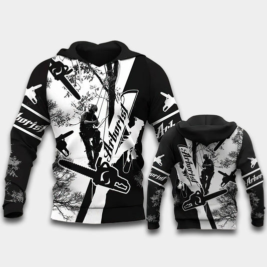 Arborist Classic Color Art – 3D Hoodie

