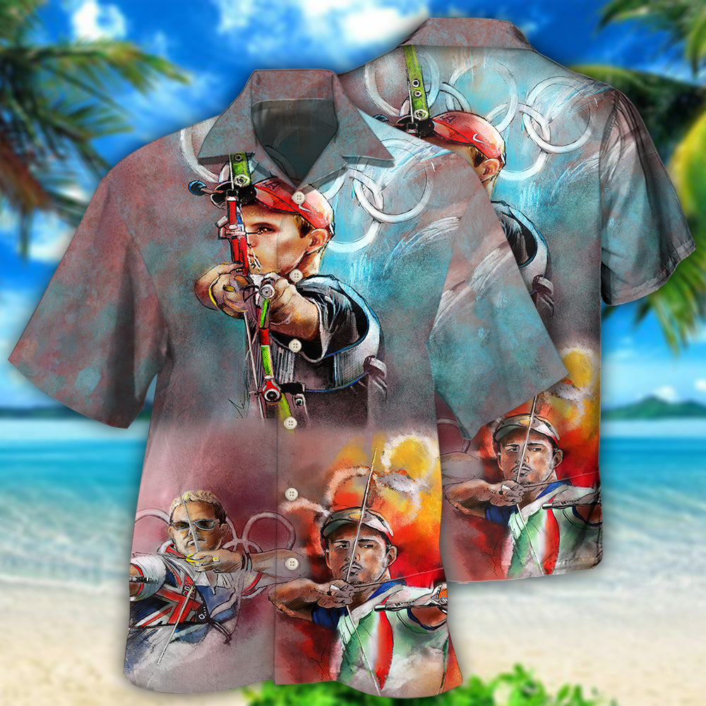 Archery Target Cool Sport – Hawaiian Shirt