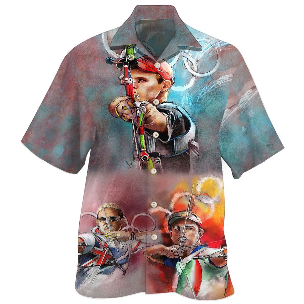 Archery Target Cool Sport – Hawaiian Shirt