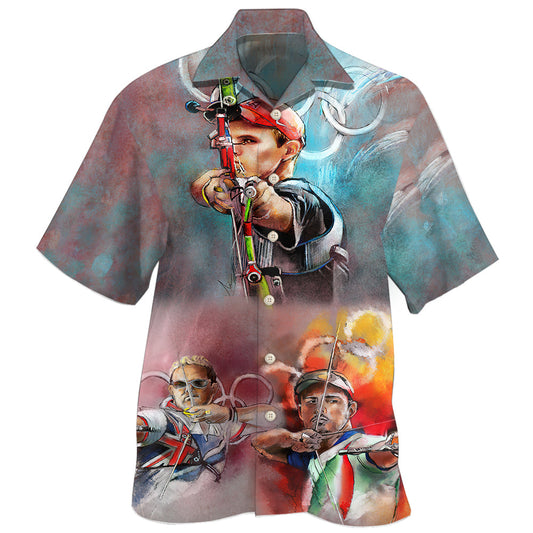 Archery Target Cool Sport – Hawaiian Shirt