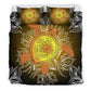 Hawaii Turtle And Plumeria Bedding Cover For Coastal Bedroom Decor
