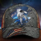 Astronaut American Flag Crack – Classic Cap