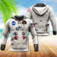 Astronaut Galaxy Space Personalized - 3D Hoodie