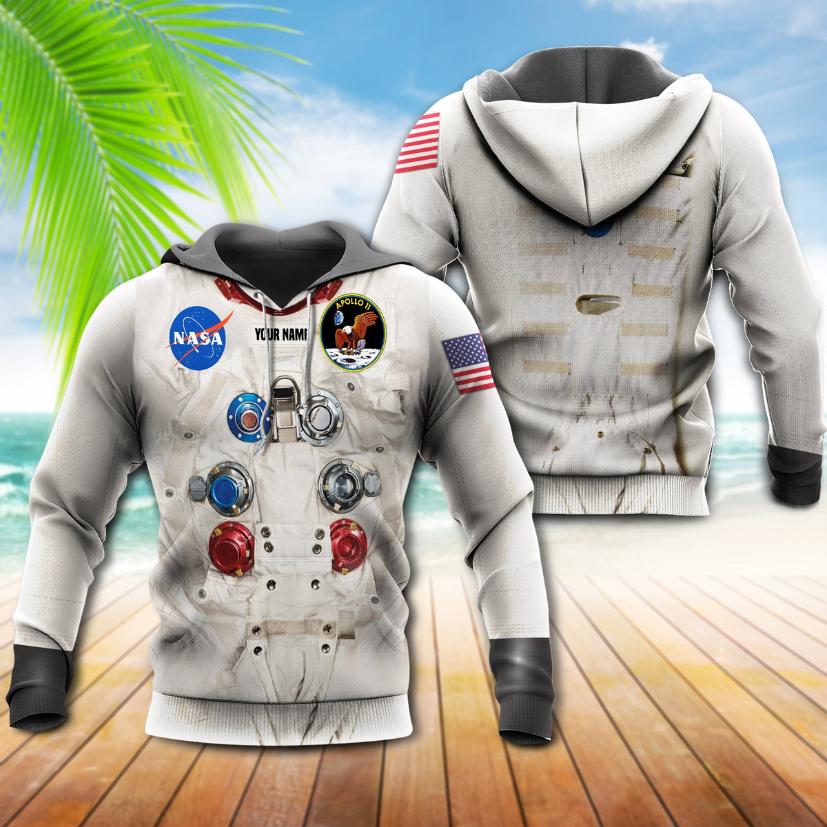 Astronaut Galaxy Space Personalized - 3D Hoodie