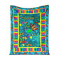 Autism Accept Understand Love Autism Awareness 50 x 60 Inch Flannel Blanket For Cozy Bedroom And Sofa Decor